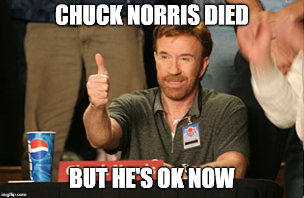 Chuck died but he's ok now Image